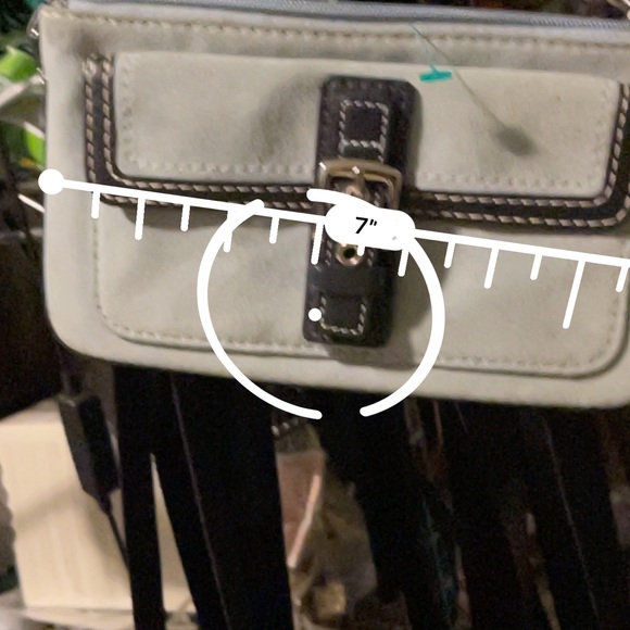 Coach Blue Suede Wrist - Picture 3 of 9